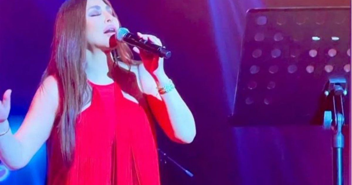 شاهد .. رقصة إليسا وحركاتها الطريفة في حفلها بـ عيد الحب تتصدر الترند - بالفيديو