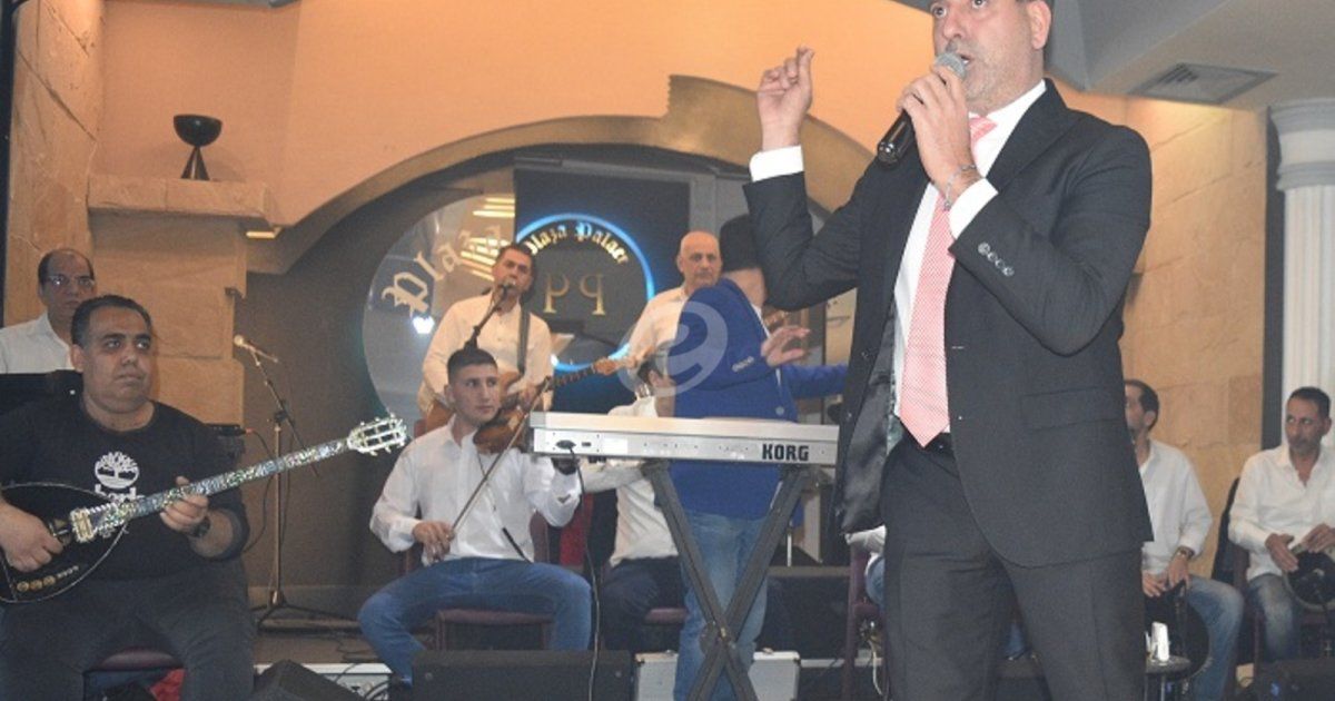 شاهد .. خاص بالصور - أمير يزبك وغادة يعقوب وأمير يوسف يحيون ليلة الحب