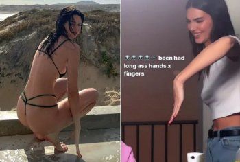 شاهد .. بالصور- كيندال جينر ترد على الادعاءات بأنها إستخدمت الفوتوشوب حتى تبدو بقامة أطول