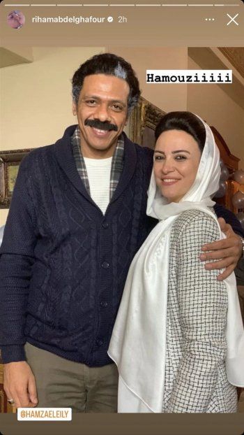 شاهد .. ريهام عبد الغفور تشارك صوراً من كواليس مسلسلها "الأصلي"