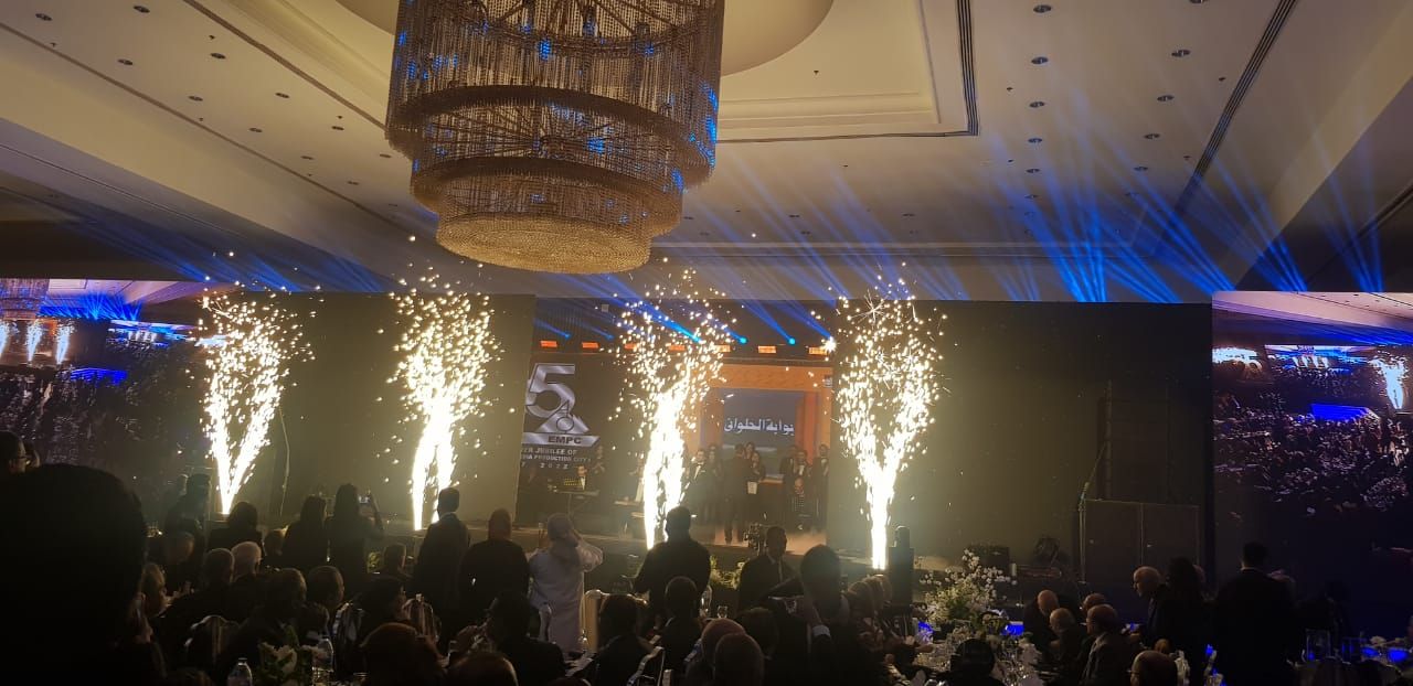 شاشات وإضاءات على الطريقة العالمية في حفل سنة الإنتاج الإعلامي – شاهد