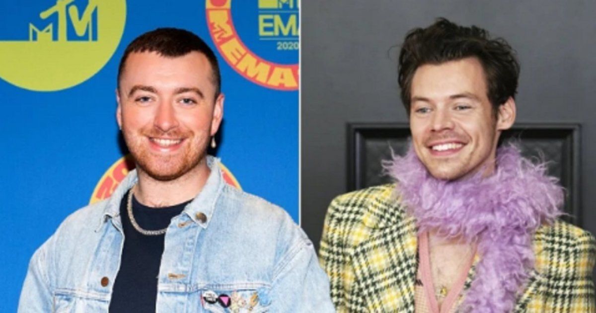 شاهد .. بالصور - سام سميث وهاري ستايلز بإطلالة متقاربة والأول يتعرض للإنتقادات حادة