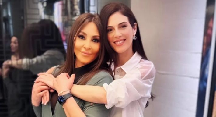 بوس و احضان من إليسا ورزان جمال على تتر مسلسل “الثمن”