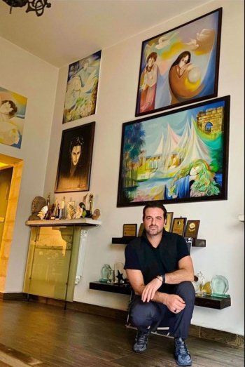 شاهد .. جولة في منزل نيكول سابا ويوسف الخال الذي يعكس ذوقهما الرفيع - بالصور