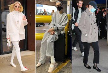 شاهد .. بالصور - جيجي حديد وبيلا حديد يعيدان نمط الحذاء المريح الذي ربما كنت ترتديه إلى المدرسة