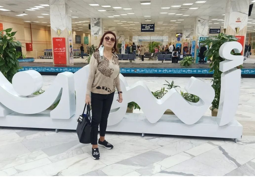 نبيلة عبيد تعبر عن سعادتها لتكريمها في مهرجان أسوان الدولي لأفلام المرأة