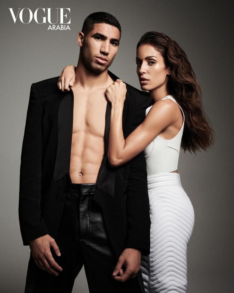 من أجمل نساء العالم: هبة عبوك زوجة أشرف حكيمي.. صور