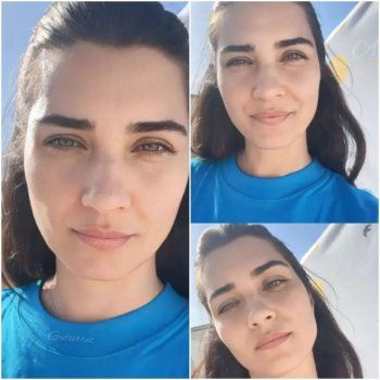 شاهد .. بالصور- توبا بويوكستون تزور مخيمات اللاجئين بعد الزلزال..وتطل بكامل طبيعتها