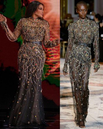 شاهد .. أحلام تنقذ نفسها من فستانها الشفاف بهذه الحيلة الذكية - بالصور