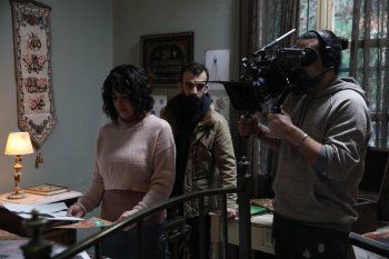 شاهد .. عبد المنعم عمايري وفايز قزق وجهًا لوجه وصور من كواليس "دوار شمالي" في رمضان!