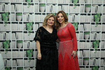 شاهد .. هلا المر تتألق في The Stage بفستان رائع من تصميم بسّام نعمة - بالصور