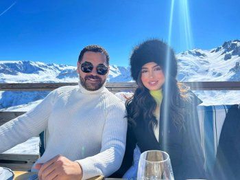 شاهد .. طارق العريان يحتفل بعيد ميلاد نيكول سعفان.. وهذا ما قاله