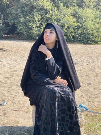 شاهد .. بالصور- سلمى أبو ضيف تظهر بالزي الصعيدي من كواليس مسلسل "المداح أسطورة العشق"