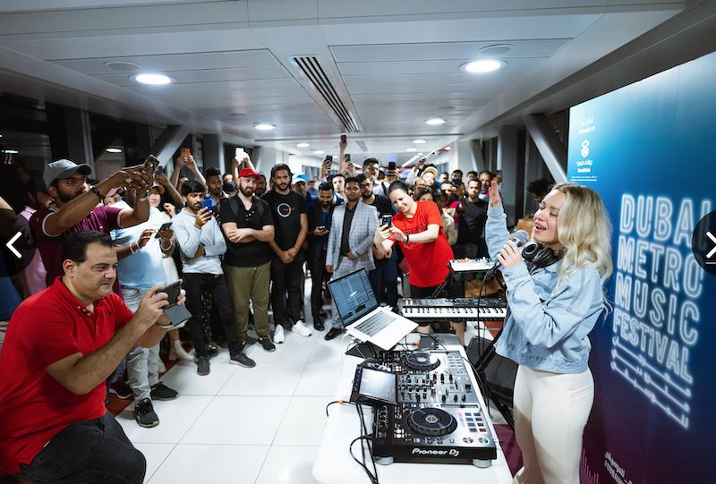 اختتام النسخة الثالثة من مهرجان مترو دبي للموسيقى