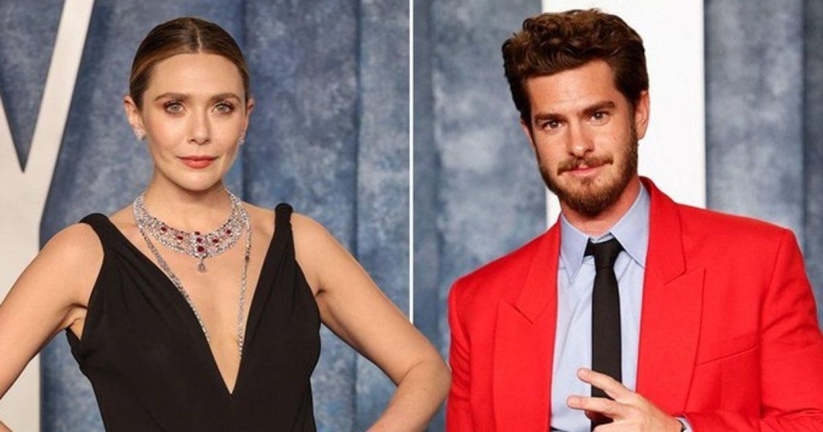 شاهد .. أندرو غارفيلد وإليزابيث أولسن يجتمعان في حانة بعد حفل الأوسكار لهذا السبب