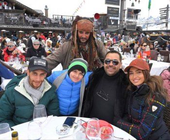 شاهد .. طارق العريان يصطحب أولاده من أصالة في إجازة مع نيكول سعفان-بالصور