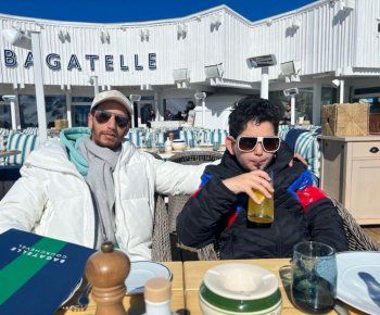 شاهد .. طارق العريان يصطحب أولاده من أصالة في إجازة مع نيكول سعفان-بالصور