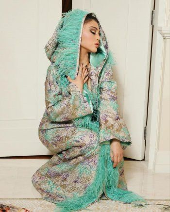 شاهد .. سعر مرتفع لـ عباءة هيفا وهبي المميزة - بالصور