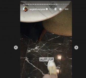 شاهد .. أنجي خوري بحركات هستيرية بعد نفي أدهم نابلسي علاقته بها وتعلق:"أنا القدسية"-بالصور والفيديو