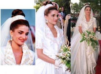 شاهد .. هل شاهدتم زفاف الملك عبد الله والملكة رانيا؟ قالب الحلوى عملاق وفستانها أذهل الحاضرين- بالصور