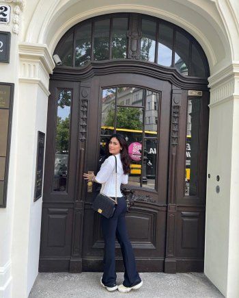 شاهد .. بالصور-هاجر أحمد تخطف الأنظار بإطلالة مبهرة