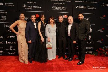 شاهد .. بالصور - مهرجان الفيلم اللبناني في كندا يكرم تقلا شمعون وطوني فرج الله