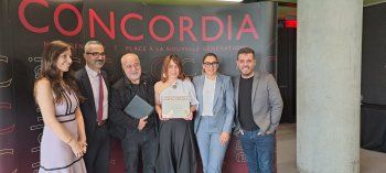 شاهد .. بالصور - مهرجان الفيلم اللبناني في كندا يكرم تقلا شمعون وطوني فرج الله