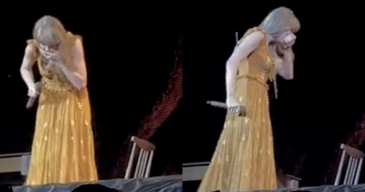 شاهد .. تايلور سويفت تبتلع حشرة عن طريق الخطأ على المسرح وهكذا جاءت ردة فعلها - بالفيديو