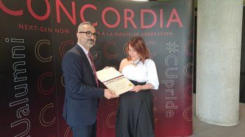 شاهد .. بالصور - مهرجان الفيلم اللبناني في كندا يكرم تقلا شمعون وطوني فرج الله