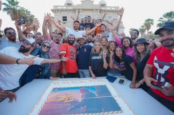 شاهد .. تامر حسني يحتفل بإنتهاء تصوير فيلم "تاج".. وهذا ما كشفه