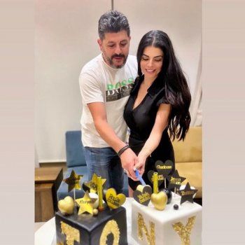 شاهد .. بالصور- بهذه الكلمات الجميلة..أمونة عيد تعايد زوجها طوني عيسى بعيد ميلاده