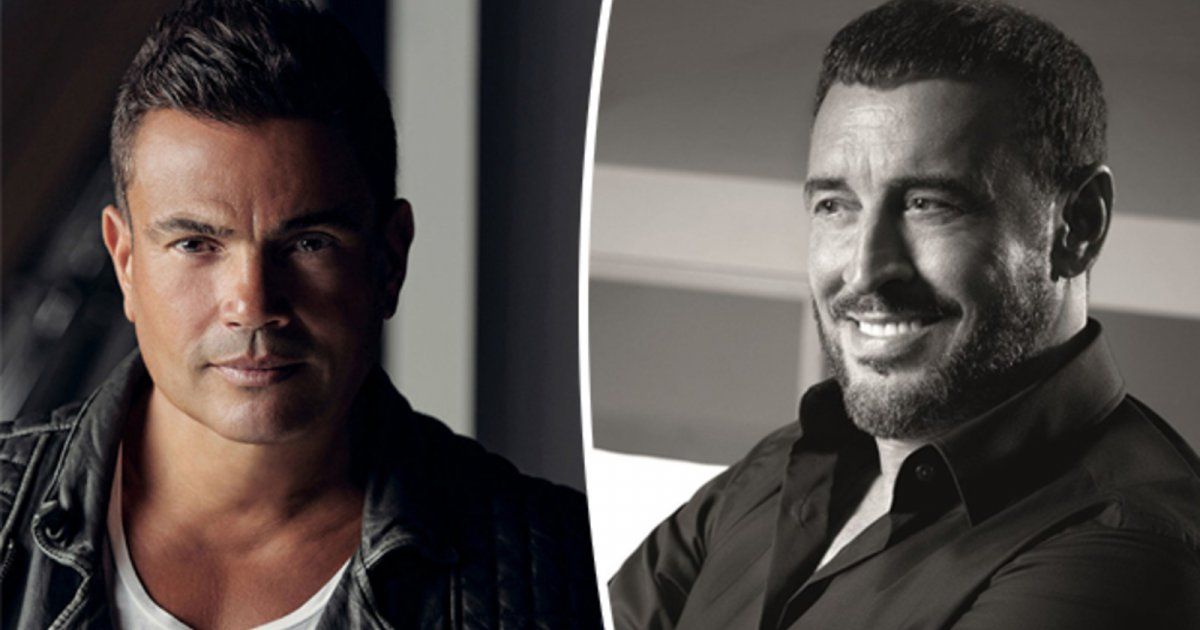 شاهد .. بالفيديو- ديو يجمع عمرو دياب وكاظم الساهر بالفُصحى للمرة الاولى.. فما الحكاية؟