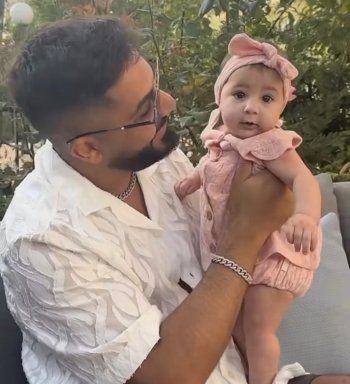 شاهد .. بالصورة- ماهر جاه مع إبنته في أحدث ظهور لهما في عيد الأب