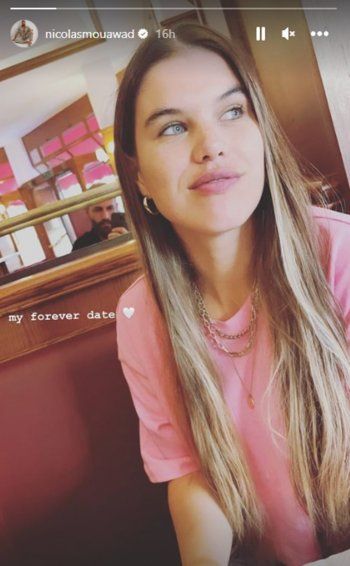 شاهد .. بالصورة - نيقولا معوض وزوجته في موعد غرامي