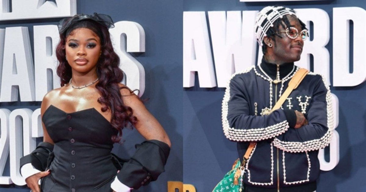 شاهد .. خلاف بين المغنية JT وحبيبها Lil Uzi Vert في حفل جوائز BET .. ضربته أمام الجميع - بالفيديو
