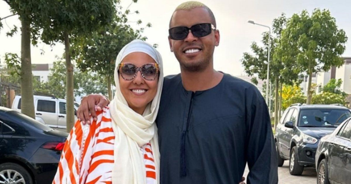 شاهد .. هكذا تحتفل مي كساب مع زوجها أوكا في العيد