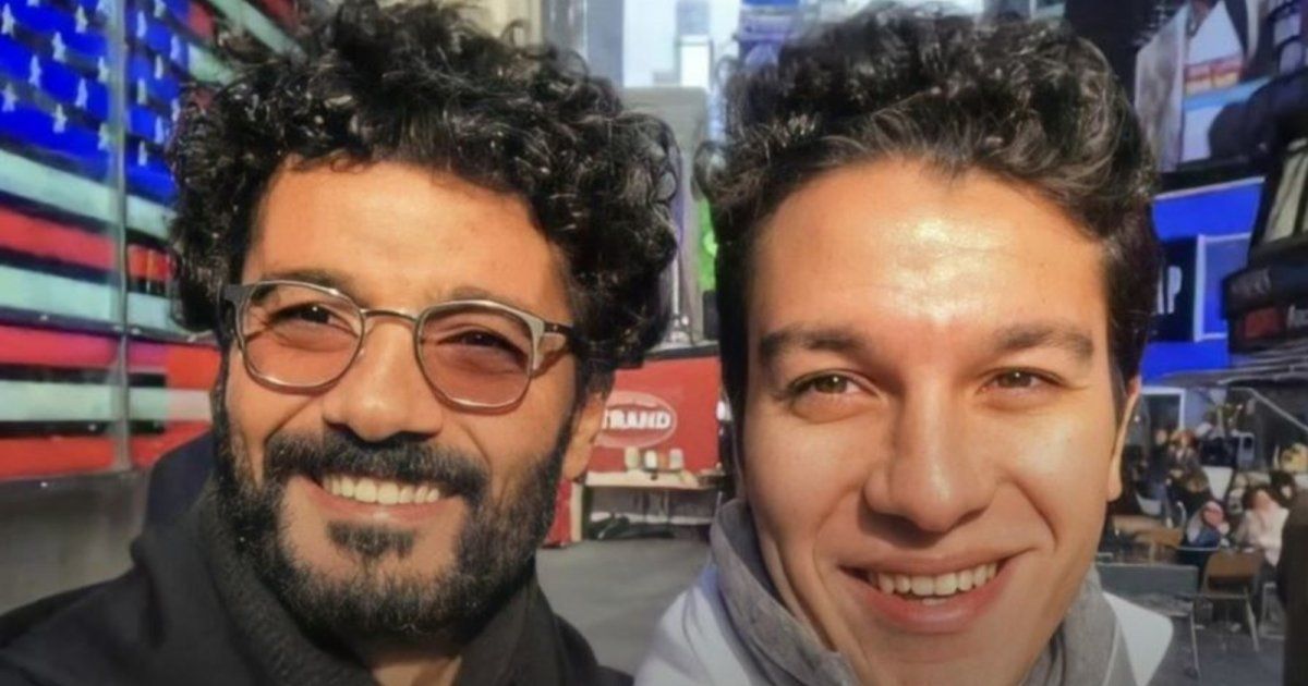 شاهد .. خالد النبوي وإبنه نور يهنئان متابعيهما بعيد الأضحى-بالفيديو