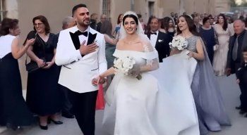 شاهد .. يعقوب شاهين يدخل القفص الذهبي.. والعروس تخطف الأنظار بجمالها - بالصور