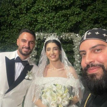 شاهد .. يعقوب شاهين يدخل القفص الذهبي.. والعروس تخطف الأنظار بجمالها - بالصور