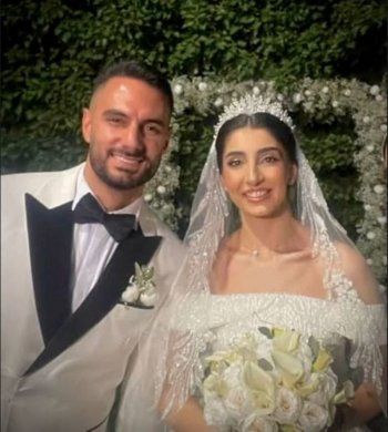 شاهد .. يعقوب شاهين يدخل القفص الذهبي.. والعروس تخطف الأنظار بجمالها - بالصور