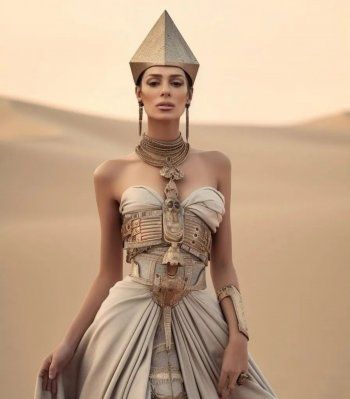 شاهد .. بالصور - إنجي المقدم تحقق أمنيتها وتظهر بلباس فرعوني من مصر القديمة