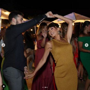 شاهد .. كاريس بشار ترقص بحفل تخرج إبنها.. وحركاتها تلفت الأنظار