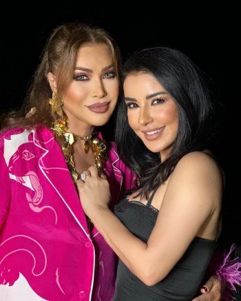 شاهد .. بالصور - ماغي بو غصن تحتفل بعيد ميلاد نوال الزغبي