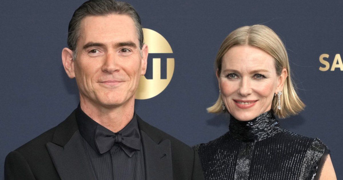 شاهد .. بالصور- بعد زواجهم.. إطلالة بسيطة وإنسجام بين ناعومي واتس وبيلي كرودب في أول ظهور لها