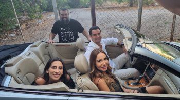 شاهد .. بالصور - أيمن قيسوني ونسرين زريق يواجهان مشكلة إحتيال أحد السماسرة في بيروت... إليكم التفاصيل