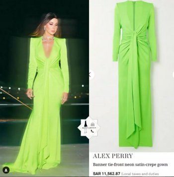 شاهد .. سعر مرتفع لـ فستان نانسي عجرم الذي تألقت به في حفلها بـ قبرص