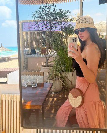 شاهد .. بالصور- إطلالة مميزة لـ درة التونسية