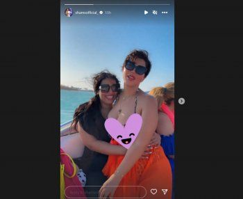 شاهد .. شمس الكويتية تثير الجدل بصورتها بالمايوه والجمهور يشيد بجمالها