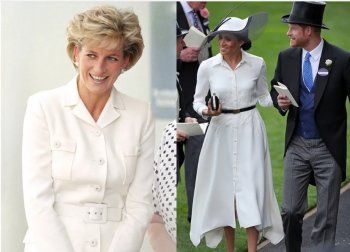 شاهد .. بالصور - ميغان ماركل تستوحي من الليدي ديانا في لباسها في بعض المناسبات