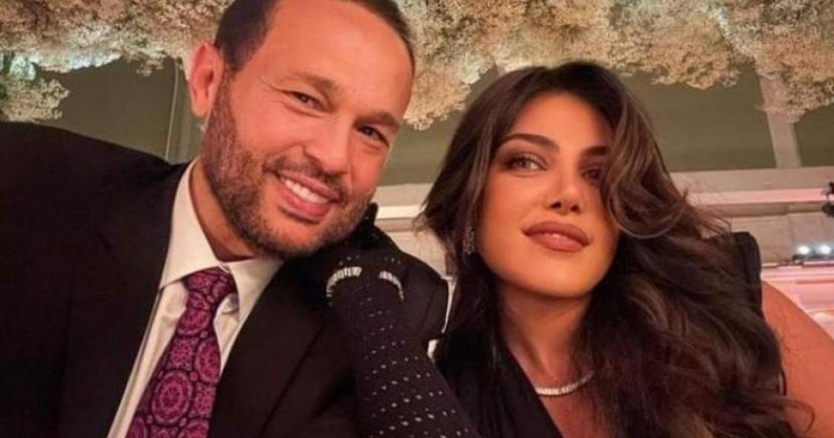 شاهد .. غزل متبادل بين ريهام حجاج وزوجها محمد حلاوة-بالصورة